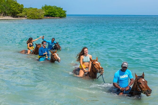 Lethe Bamboo Rafting, ATV, Horseback Riding Tour in Montego Bay - Horseback riding followed by an ocean swim