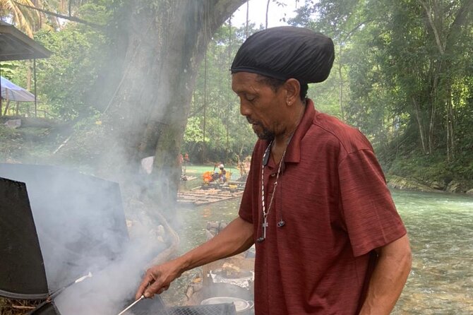 Lethe Bamboo Rafting on the Great River & Jerkie Pon the River - Sugarcane, coconut, and a taste of Jamaica