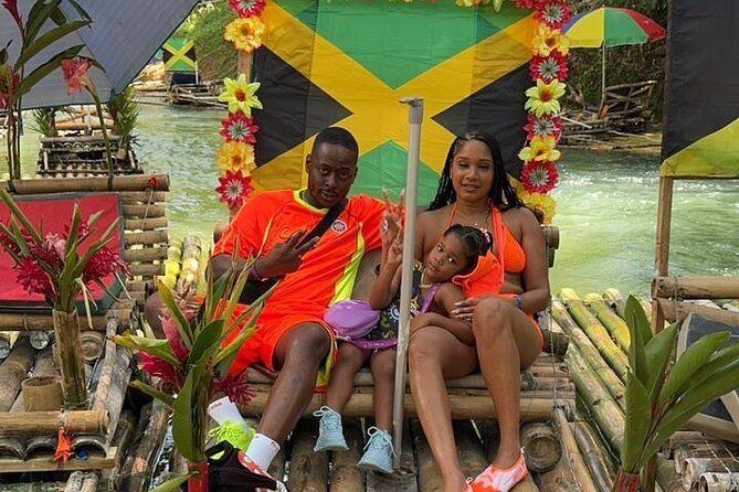 Lethe Bamboo Rafting with Limestone Foot Massage from Montego Bay - Settling onto a 30-foot bamboo raft