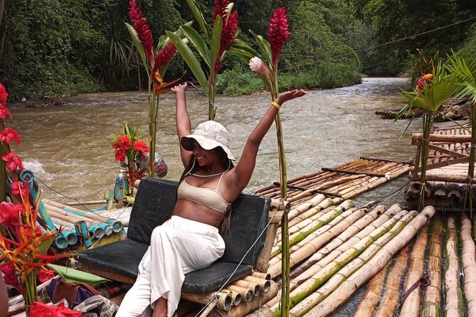 Lethe River Bamboo Rafting and limestone Foot Massage - Who will enjoy this most