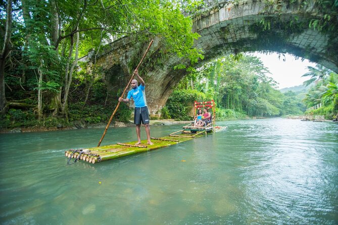 Lethe River Rafting Adventure from Montego Bay Transportation - A quiet ride on a 30-foot bamboo raft