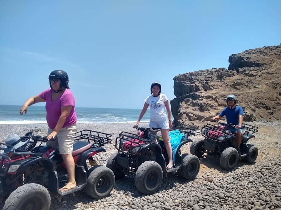 Lima: Lunuhuaná Extreme All In + Cerro Azul + Rafting + ATV + Canopy - Catapalla Bridge and the Cañete River