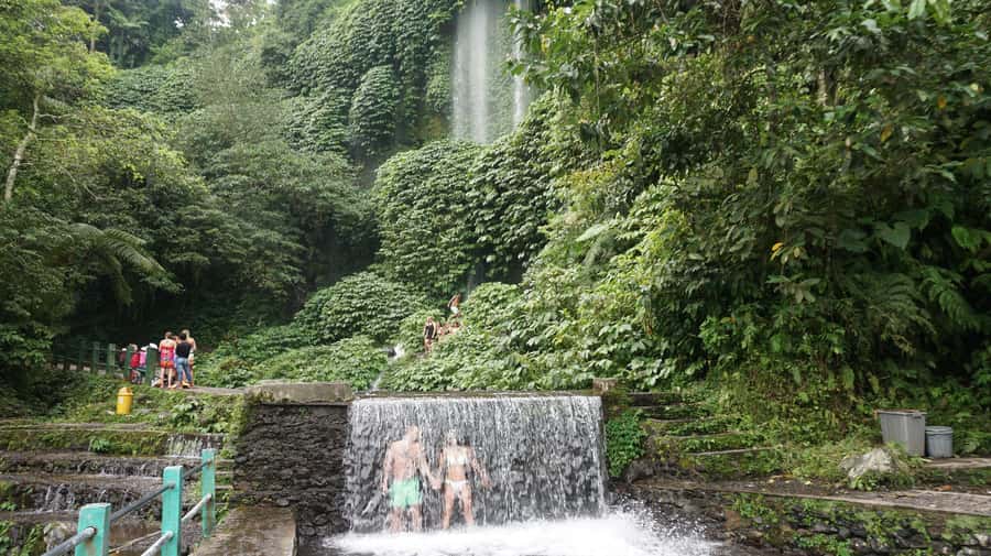 Lombok: Waterfall Benang Kelambu & River Rafting Trip - Rafting the Jangkok River near Lingsar