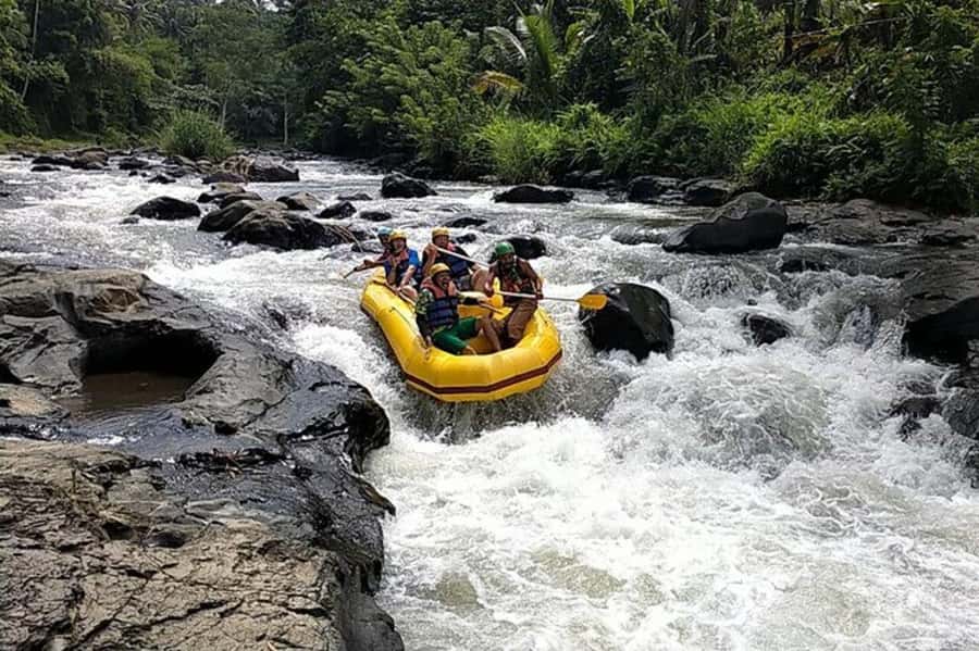 Lombok: White Water Rafting, Rice Terrace & Waterfall Tour - Key points at a glance