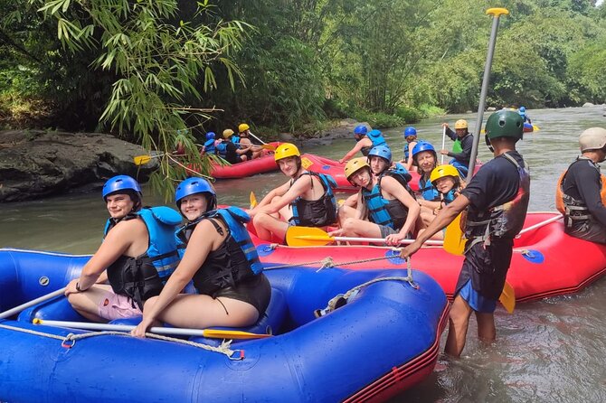 Lombok White Water Rafting Ricefield and Waterfall Tour - Rafting 5 kilometers on the Karang Bayan River