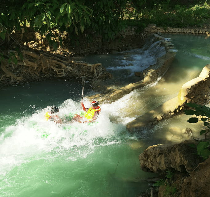 Luang Prabang: Kuang Si Waterfall Jungle Rafting - Key points at a glance