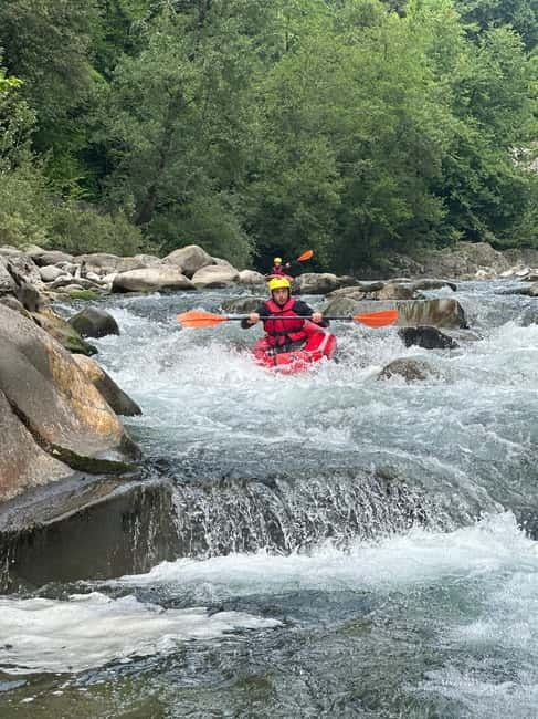 Lucca: packrafting Extreme - The 30-minute briefing before the paddle