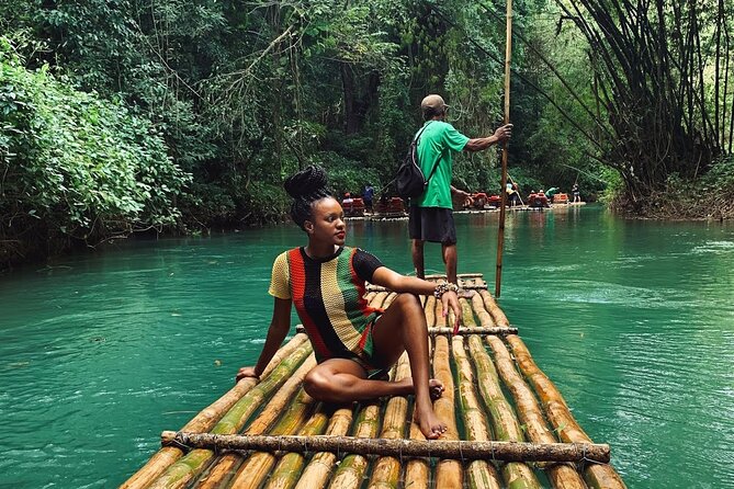 Martha Brae Bamboo Rafting Experience From Montego Bay - Meeting the raft captain on the Martha Brae
