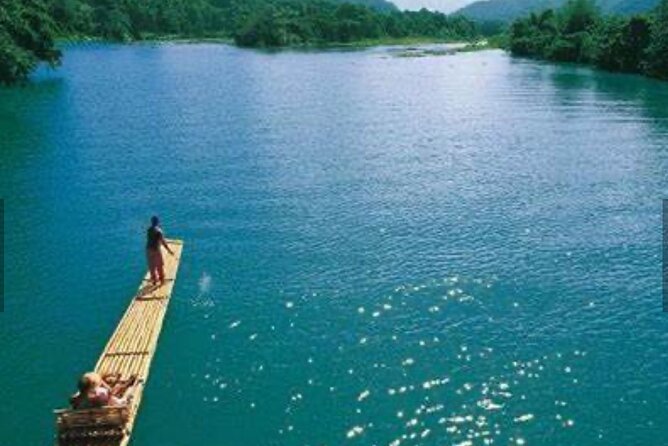 Martha Brae Rafting Experience w/Jerk Chicken Lunch, Montego Bay - Flora, carved rocks, and the Martha Brae legend