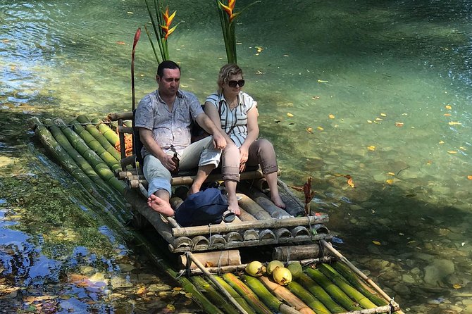 (Martha Brae River) Bamboo Rafting - The optional limestone foot massage