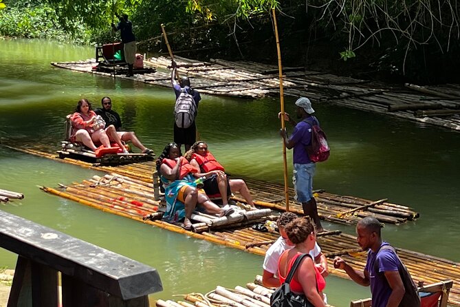 (Martha Brae River) Bamboo Rafting - Pickup from Montego Bay and the drive to Trelawny