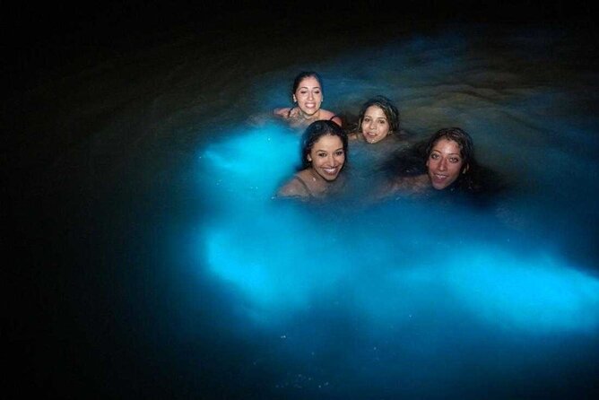 Martha Brae River Rafting & Luminous Lagoon Private Tour Falmouth - Watching the Luminous Lagoon come alive