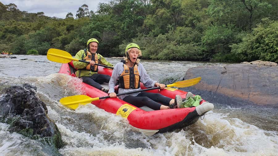 Melbourne: Yarra River Whitewater Kayaking Adventure - Getting comfortable in a two-person boat