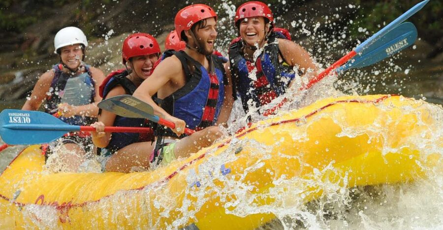 Middle Ocoee Whitewater Rafting Trip- Top Choice - After the raft reaches shore