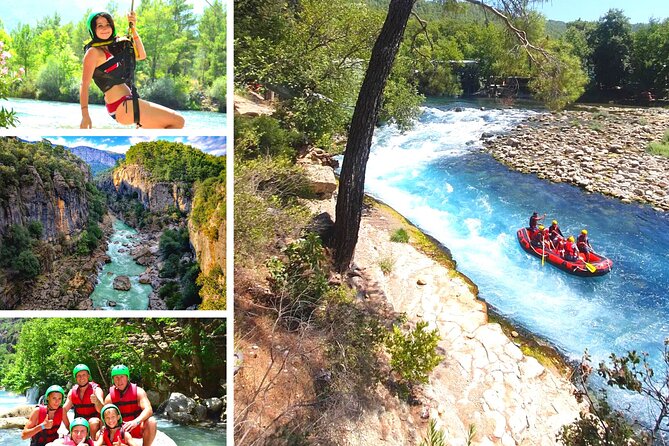 Mix Tour: Canyoning, Rafting, Zipline, From Alanya-Side-Antalya - Three kinds of adventure in Köprülü Canyon