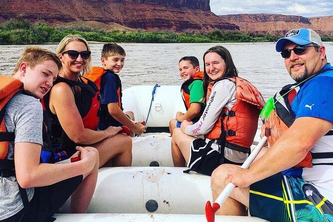 Moab Afternoon Half Day Rafting Trip - Colorado River - Castle Valley and the story in the rocks
