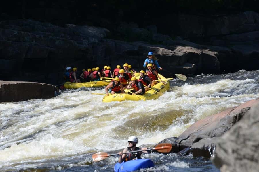 Mont-Tremblant: Half-Day White Water Rafting - Calm pools, beaches, and time to play