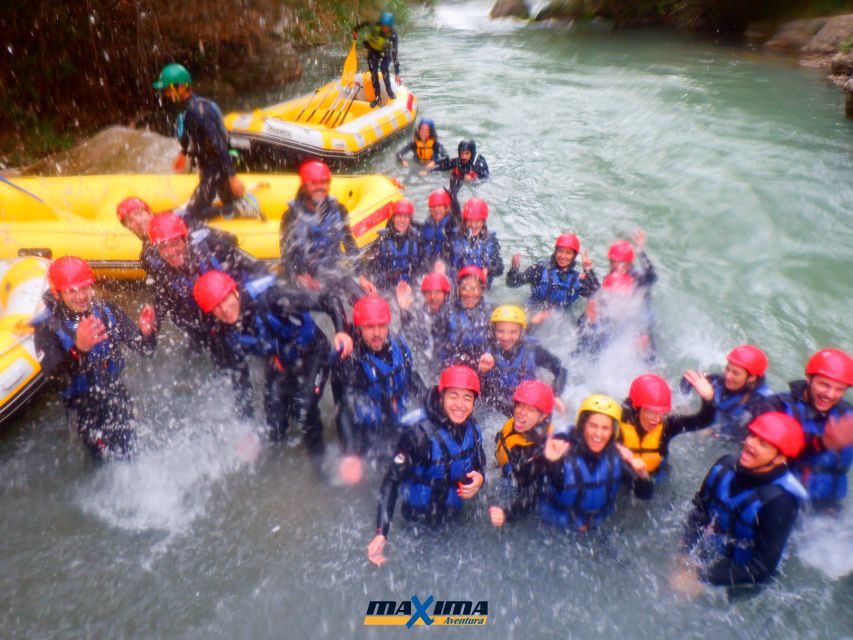 Montanejos: Guided Whitewater Rafting Adventure - Starting at the Máxima Aventura base