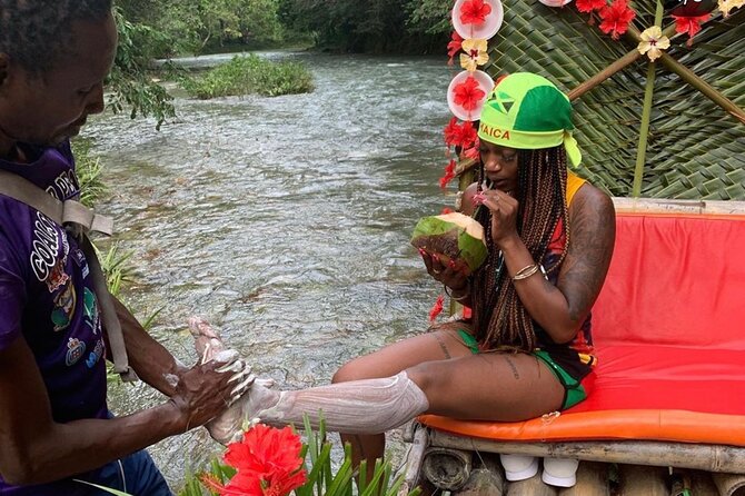 Montego Bay Bamboo Rafting and Hip Strip Private Tour - Lethe Village and the cool water of the Great River