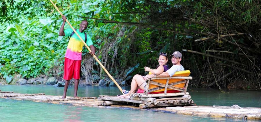 Montego Bay, Jamaica: Bamboo Rafting with Foot Massage - Music, Drinks, Photos, and Optional Extras