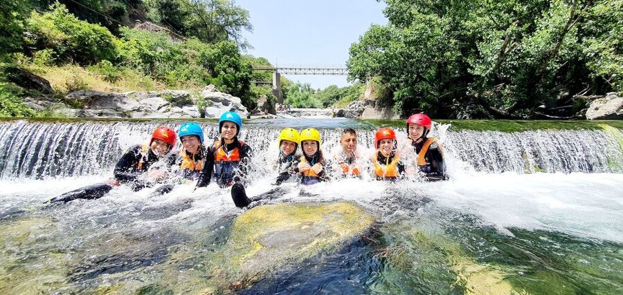 Motta Camastra: Alcantara Gorges Body Rafting and River Trek - Body rafting back through the gorge