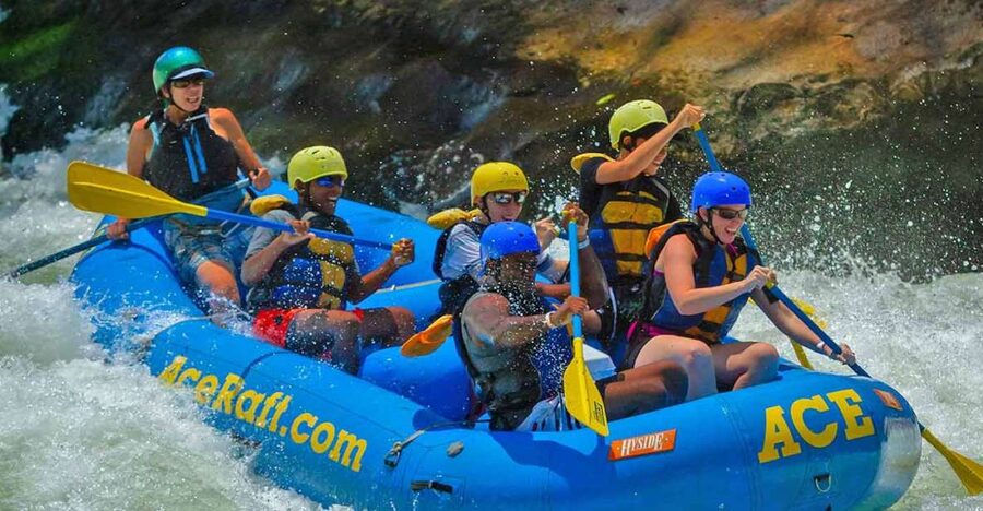 New River Gorge Whitewater Rafting - Lower New Half Day - Arriving at ACE Adventure Resort