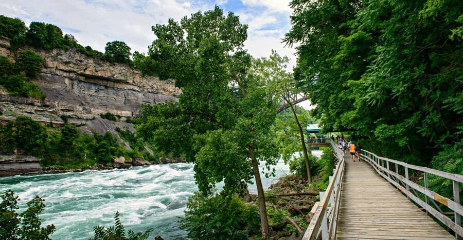 Niagara Falls, Canada: White Water Walk Entry Ticket - The Niagara River at its most forceful