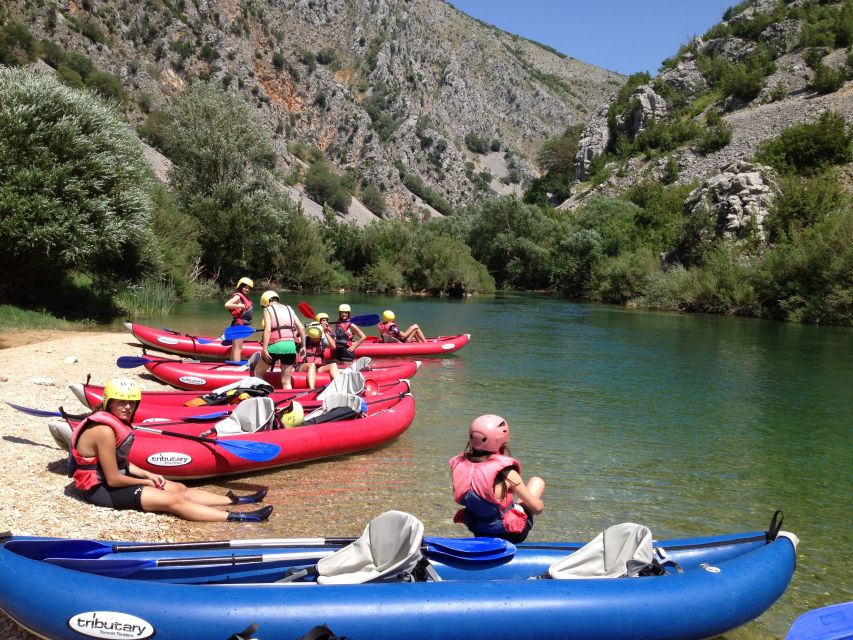 Obrovac: Rafting or Kayaking on the Zrmanja River - A family outing with sensible limits