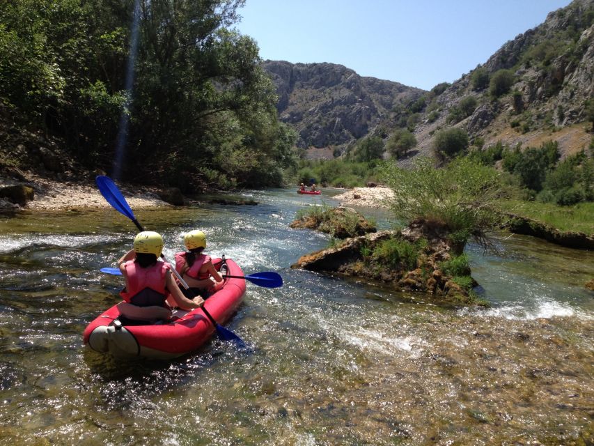 Obrovac: Rafting or Kayaking on the Zrmanja River - Group size, guides, and the pace on the water