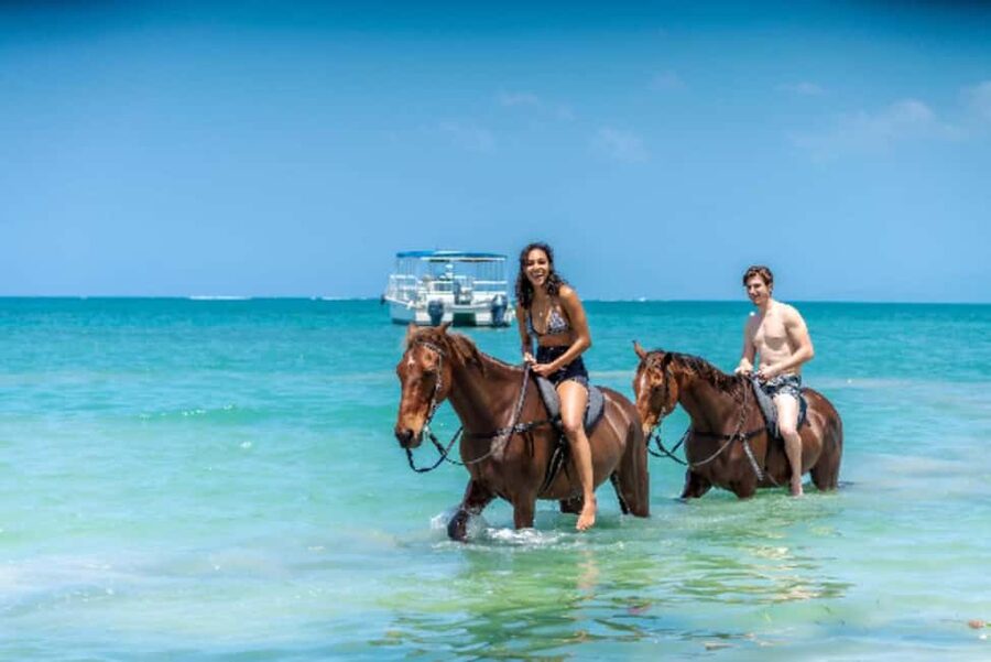 Ocho Rios: Horseback Riding in the Ocean and Bamboo Rafting - A compact Jamaica day with three very different stops