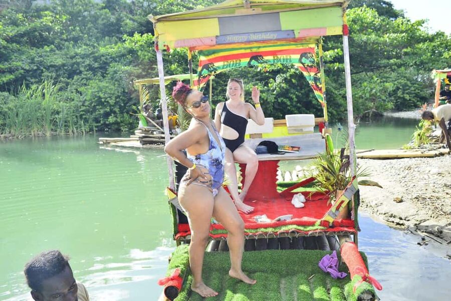 Ocho Rios Jamaica: River Bamboo Rafting Activity - Coconut water, fruit, and the value of a local touch