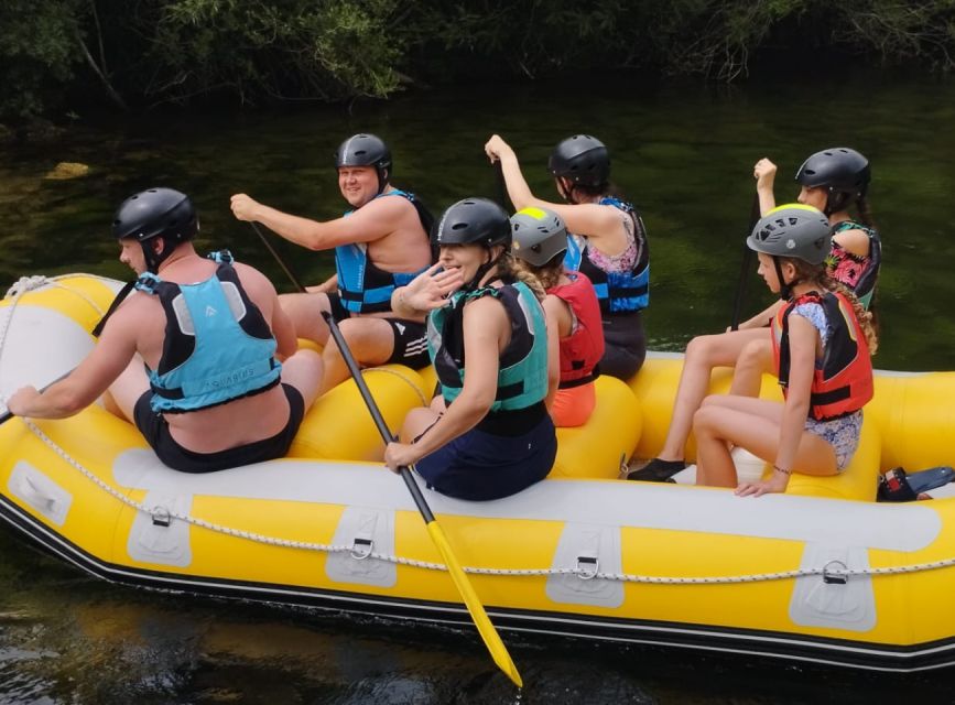 Omiš/Split: Cetina River Rafting Adventure & Cliff Jumping - The van ride to the river launch point