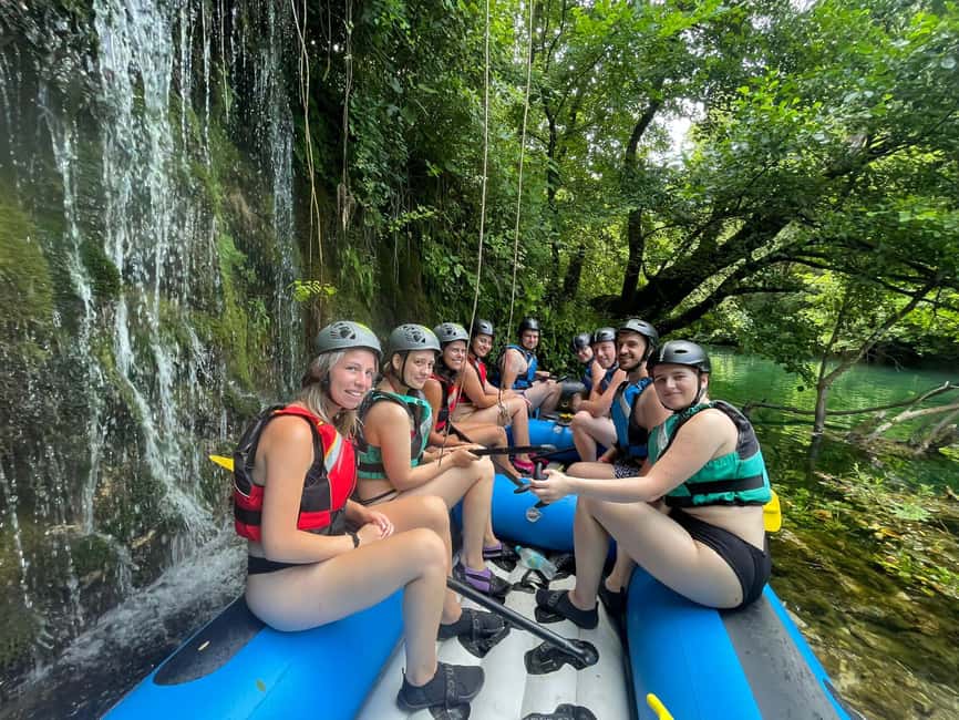 Omiš/Split: Cetina River Rafting Adventure & Cliff Jumping - About two and a half hours on the Cetina