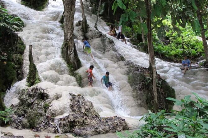 One Day Sticky Waterfall, White Water Rafting,Elephants Sanctuary - Key points at a glance