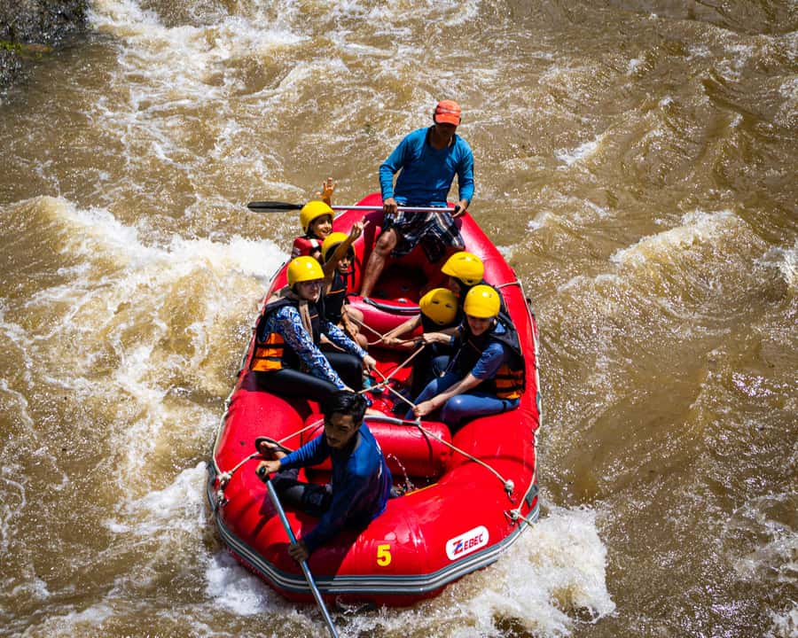 Pa Tong: Rainforest Day Trip with Cave, Rafting, ATV & Lunch - Seven kilometers of white-water action