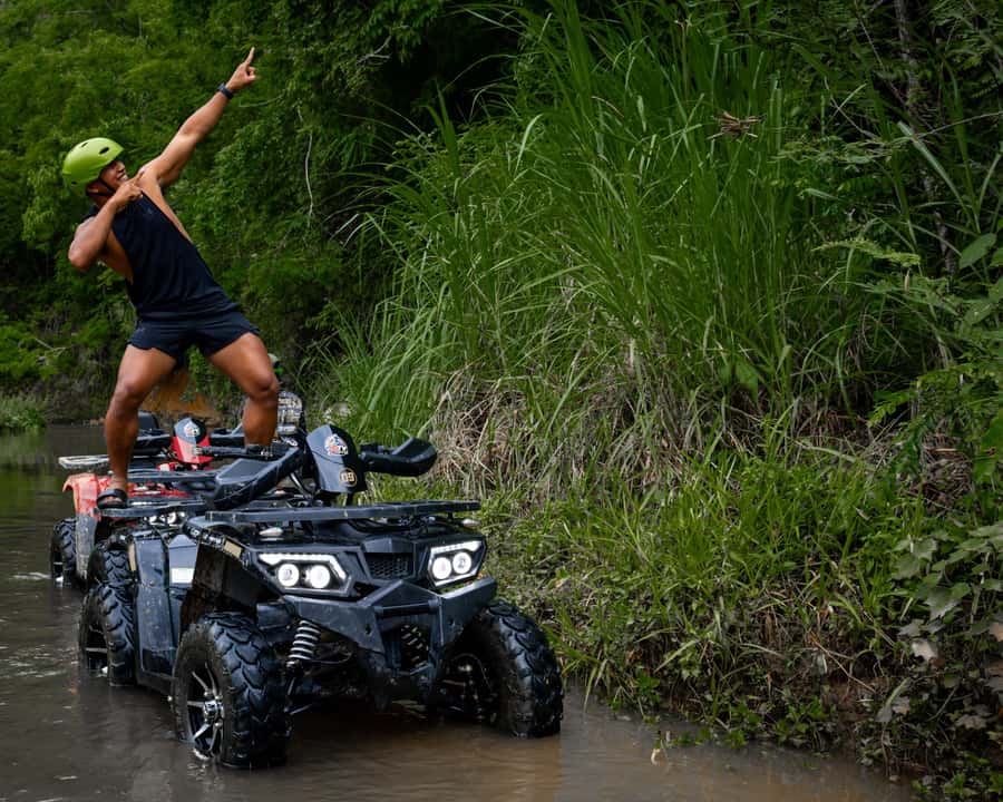 Pa Tong: Rainforest Day Trip with Cave, Rafting, ATV & Lunch - Bamboo rafting after lunch