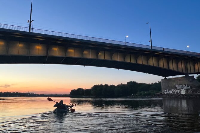 Packrafting / Kayaking Vistula River, Warsaw - Świętokrzyski Bridge and Most Śląsko-Dąbrowski