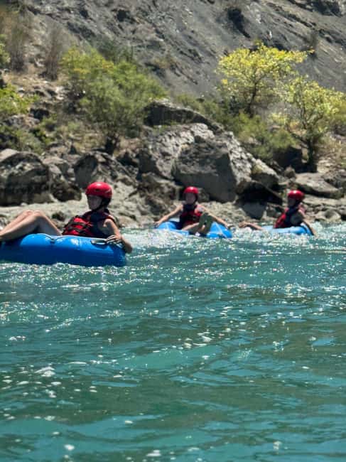 Permet: River Tubing/Rafting at Vjosa National Park - The mid-route riverbank stop is more than a photo break
