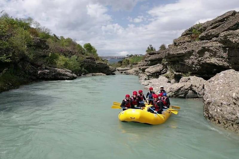 Permet: Vjosa River National Park Guided Rafting Tour - Base Camp Safety Briefing and Gear