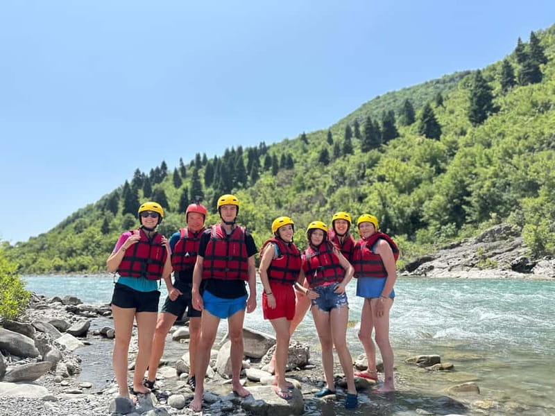 Përmet: Vjosa River Rafting Adventure - Quiet water, natural pools, and a chance to swim
