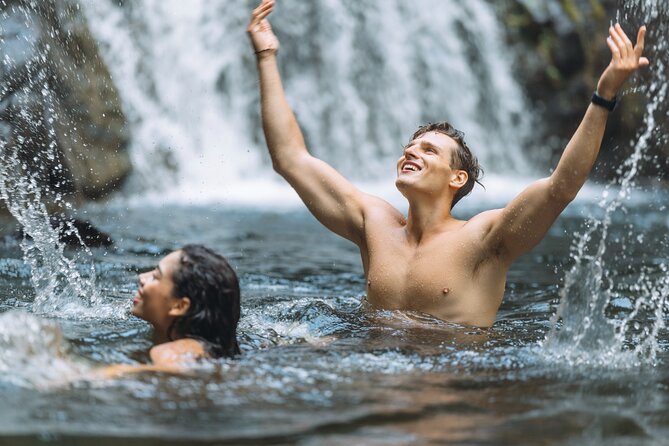 Phang Nga Full Day: Rafting, Temple, Waterfall + Phuket transfer - Lampee Waterfall and the final swim