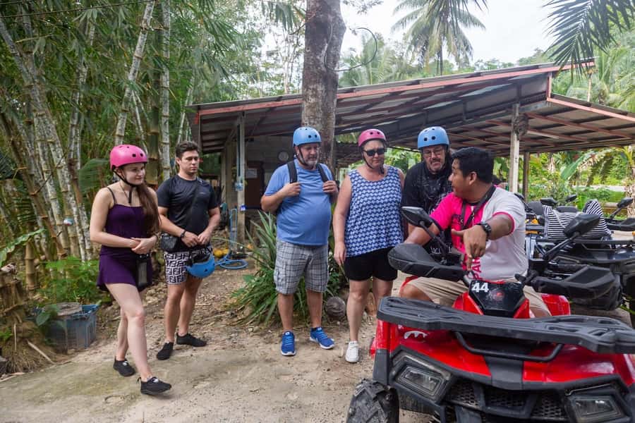 Phuket: ATV Quad and Bamboo Rafting in Khao Lak - Bamboo rafting, gardens, and seasonal fruit