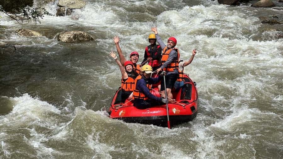 Phuket: Bamboo Rafting 5KM + ATV 30MIN with Adv Raft Option - Suwankuha Temple and the Monkey Cave