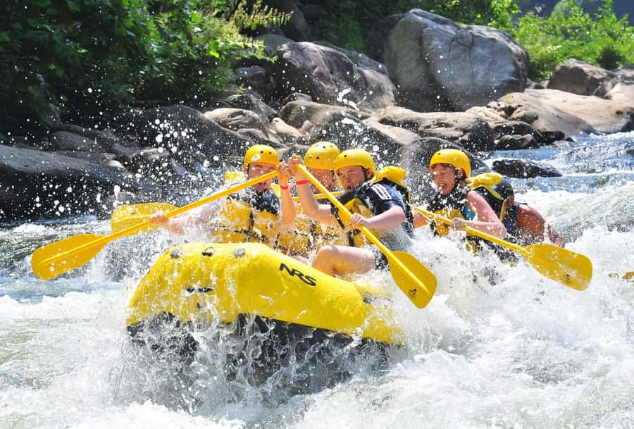 Phuket: Bamboo & Water Rafting with Phang Nga Bay Viewpoint - Bamboo rafting near Khao Lak