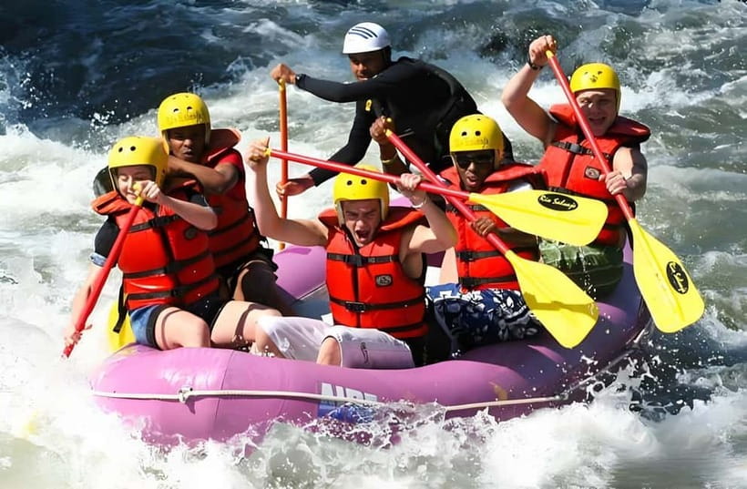 Phuket: Phang Nga Monkey Cave, Rafting & Zipline Day Tour - From your Phuket hotel to Suwan Khuha Temple