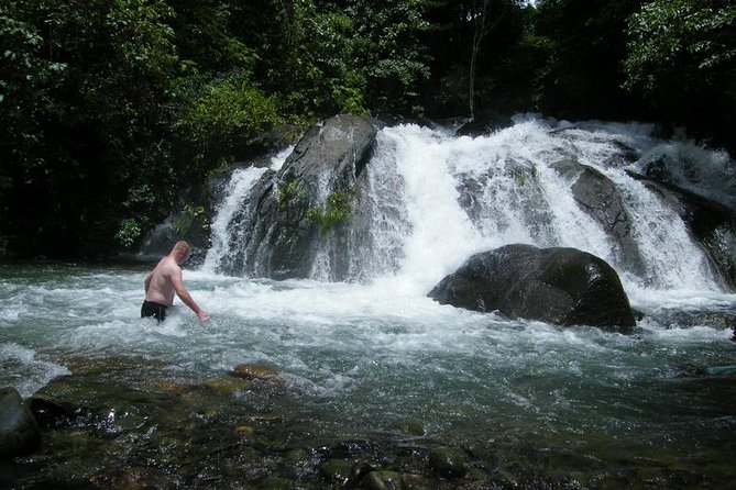 PHUKET-PHANG NGA: White Water Rafting 5 km-ATV-Zipline-LNH - The waterfall walk and cool swimming pool