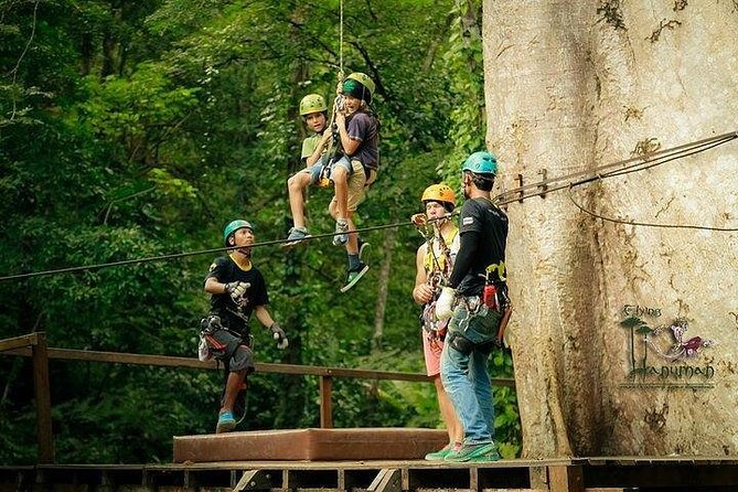 Phuket-Phang Nga: White Water Rafting 7 km.-Zipline-ATV-Lunch - A waterfall walk and swim at 11:30 a.m.