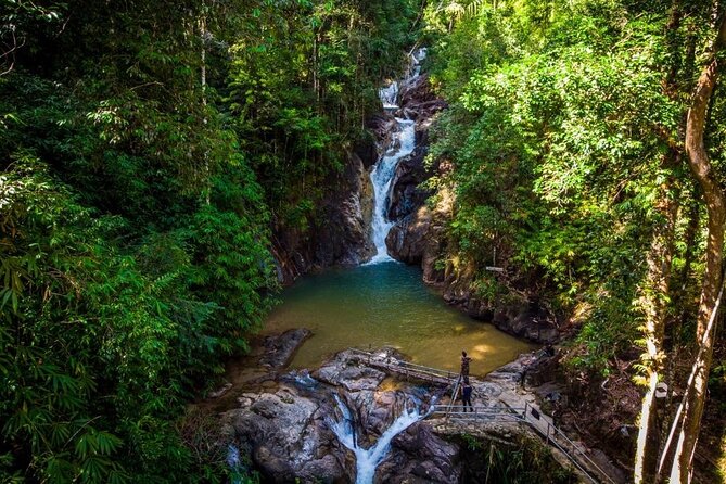 Phuket Rafting ATVing Flying Fox Full Day Activities By VIP Mini Van - A 150-meter flying fox over Song Preak River