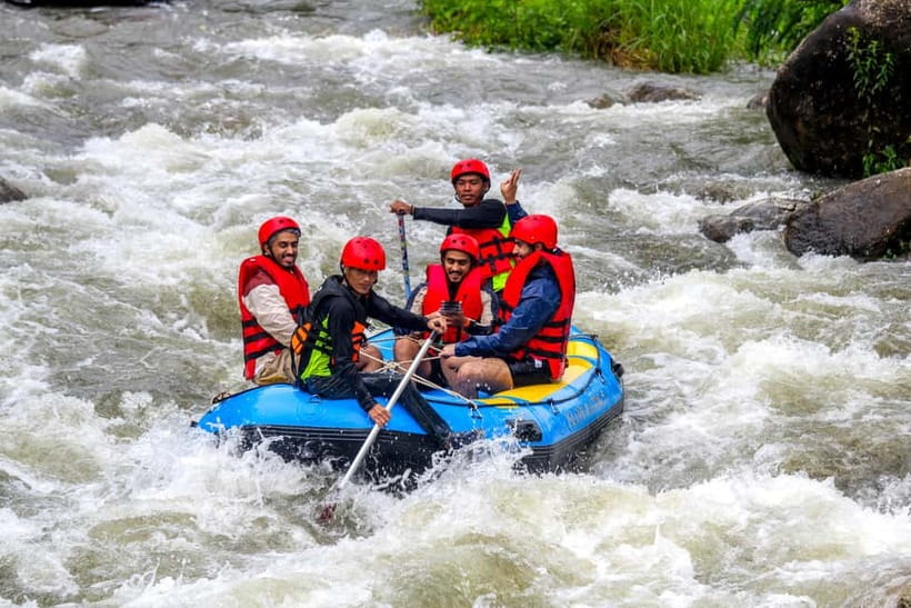Phuket: White Rafting, Zippline, ATV and mini Safari - A short zipline with a 200-meter flight