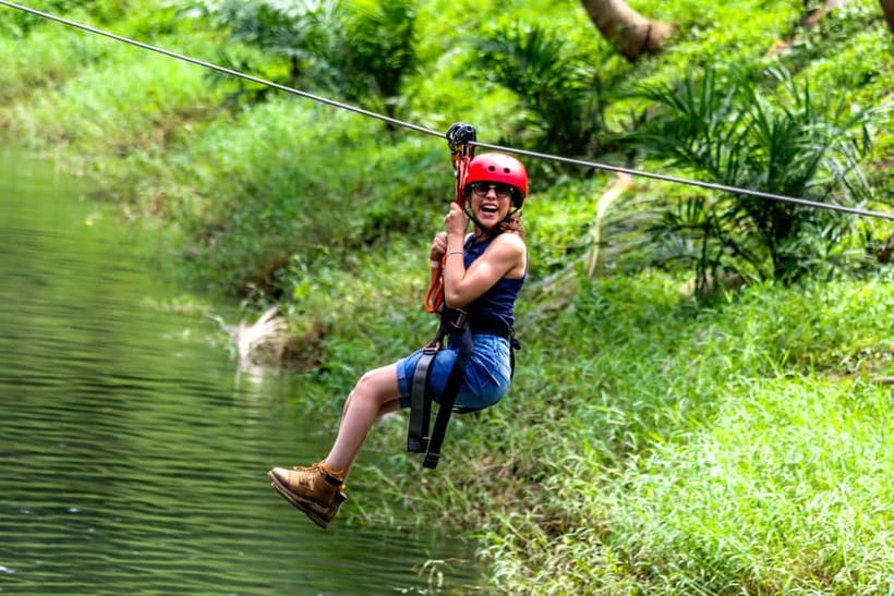 Phuket: White Rafting, Zippline, ATV and mini Safari - The Song Phraek River rafting run